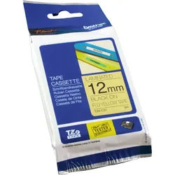 Brother P-Touch Band TZe-C31 schwarz auf signal gelb 12mm / 5m laminiert