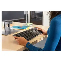 MK370 Combo for Business - keyboard and mouse set - AZERTY - Belgium - graphite Input Device - Tastatur & Maus Set - Belgien - Schwarz