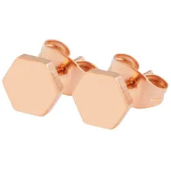 Adelia ́s Paar Ohrhänger Damen Ohrringe – Ohrstecker aus Edelstahl, Ein kleines Geschenk mit großer Wirkung goldfarben