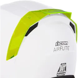 Icon Airflite Dayglow Neon Heckspoiler, gelb für Männer