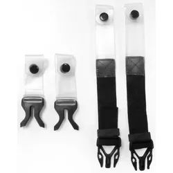 Leatt Strap Pack 5.5 Junior Befestigungsset, schwarz