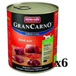 Animonda Dog GranCarno Adult Rind Pur 6x800g
