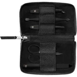 Zwilling-Beauty Manikuere SetsSchwarzem Rindleder5-tlg. Maniküre/Pediküre-Etui 1 Stk.