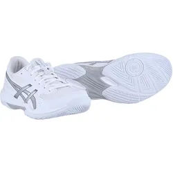Asics Hallen-Indoorschuhe Gel Rocket 12 (multifunktional/Stabiltät) weiss/silber Damen