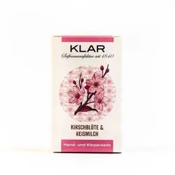 Klar-Seifen - Kirschblüten & Reismilchseife (palm√∂lfrei) 100 g