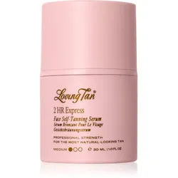 Loving Tan 2 HR Express Selbstbräuner-Serum für das Gesicht Farbton Medium 30 ml