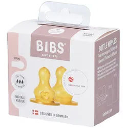 Bibs Flaschensauger Latex 2er-Pack