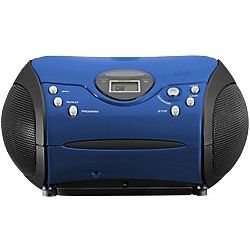 Lenco Boombox SCD-24 Schwarz, Blau