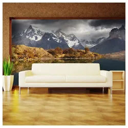 Basera® Fototapete 100403-217 beige|grau 3,50 m x 2,70 m