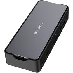 VERBATIM 32174 - Dockingstation, USB-C, 17 Anschlüsse, SSD-Slot