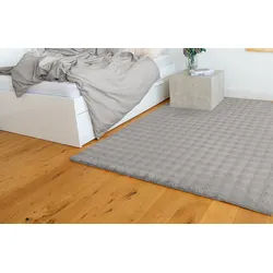 Teppich PADIRO "Hailey 125", grau, B:200cm H:30mm L:290cm, Polyester, Teppiche, Teppich, Softtouch