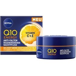 NIVEA Q10 ENERGY Anti-Falten Regenerierende Nachtpflege Nachtcreme 50 ml Damen