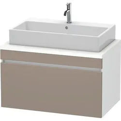 Duravit DuraStyle Konsolenwaschtischunterbau wandhängend Basalt & Weiß Matt 900x548x512 mm - DS53130 DS531304318