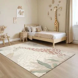 Teppich THE CARPET "Everest Kids", beige (creme), B:200cm H:14mm L:290cm, Polypropylen, Teppiche, Teppich, Kids Kinderzimmer Teppich hohe Flordichte