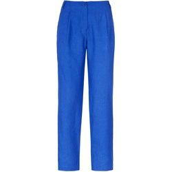 Le pantalon 100% lin PETER HAHN PURE EDITION bleu