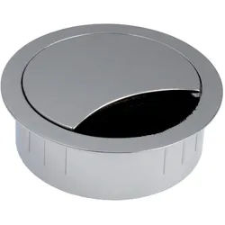 Kabeldurchlass Exit - edelstahl finish / 60 x 21 / 67