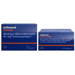 Orthomol Immun Granulat + Orthomol junior C plus