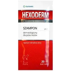 Eurowet Shampoo Hexoderm für Hunde und Katzen 20ml