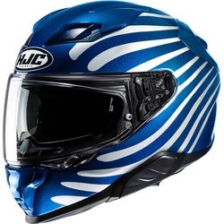 HJC F71 Zen Helm, weiss-türkis-blau, Größe 2XL