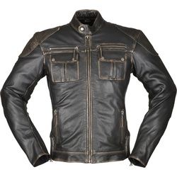 Modeka Carlson Motorrad Lederjacke, braun, Größe 4XL