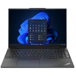 Lenovo ThinkPad E16 Gen 2 Processeur Intel® Core Ultra 5 125H c?urs E jusqu?à 3,60 GHz, c?urs P jusqu?à 4,50 GHz, Windows 11 Professionnel 64, Disque SSD M.2 512 Go 2242 PCIe Gen4 TLC Opal