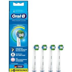 Oral-B - Aufsteckbürsten 'Precision Clean CleanMaximizer' in Weiß Zahnbürste 4 St weiss