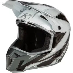 Klim F3 Lightning Carbon Motocross Helm, grau-weiss, Größe XL für Männer