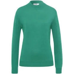 Le pull col cheminée modèle Sabrina Peter Hahn Seide/Kaschmir vert