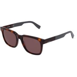 Lacoste L996S Unisex-Sonnenbrille Vollrand Eckig Kunststoff-Gestell, Havanna