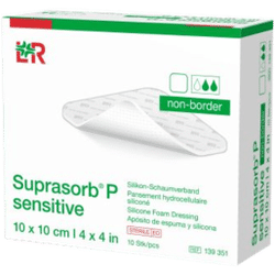 SUPRASORB P sensitive PU-Schaumv.non-bor.10x10cm 10 St
