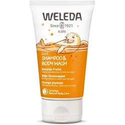 Weleda Kids 2 in 1 Shower & Shampoo fruchtige Orange