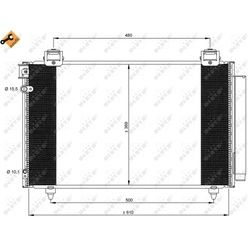 NRF Klimakondensator für Toyota Avensis