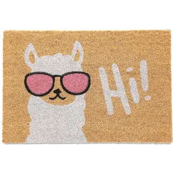 Relaxdays FUßMATTE , Textil, Kunststoff , 60x40 cm , Teppiche und Böden, Schmutzfangmatten, Fußmatten