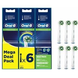 Oral-B Crossaction Aufsteckbürsten Ersatzbürsten 6 St