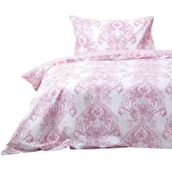 Homescapes Wendebettwäsche Toile-De-Jouy , Rosa , Textil , Rechteckig , 135x200 cm , Heimtextilien, Bettwäsche & Leintücher, Bettwäsche