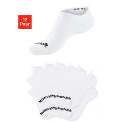 Bench. Sportsocken (Packung, 12-Paar) Sneakersocken verschwinden im Schuh weiß 39-42