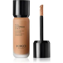 KIKO Milano Full Coverage 2-In-1 Foundation und Korrektor 2 in 1 Farbton 110 Neutral Gold 25 ml