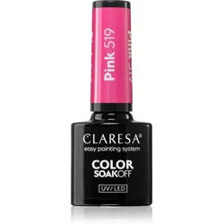 Claresa SoakOff UV/LED Color Sunny Garden Gel-Nagellack Farbton Pink 519 5 g