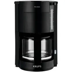 KRUPS ProAroma Filterkaffeemaschine, 10-15 Tassen, Zuverlässige Kaffeemaschine mit präziser Temperaturkontrolle, Farbe: schwarz