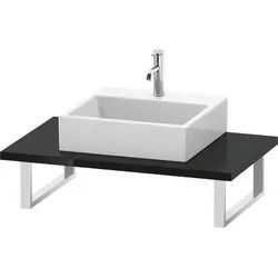 Duravit L-Cube Konsole Schwarz Hochglanz 800x550x30 mm - LC106C04040 LC106C04040