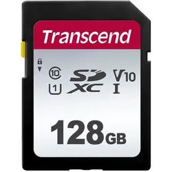Transcend SDXC-Karte 300S UHS-I U1 V10 100/45MB/s 128 GB