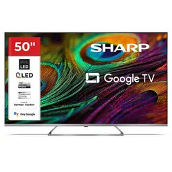 Sharp 50JP7765E QLED Fernseher 50 Zoll Google TV 4K UHD Smart TV Mini-LED HDR Dolby Vision (2026)