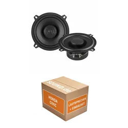 JUST SOUND best choice for caraudio Lautsprecher Einbaupaket Front Helix PF C130.2 für Honda Civic 6. Gen. Auto-Lautsprecher schwarz