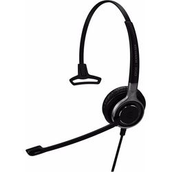 EPOS SENNHEISER IMAPCT SC 635 USB Century Mobile Monaural Headset (Kabelgebunden), Office Headset, Schwarz, Silber