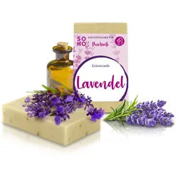 Soho Naturkosmetik Lavendel Naturseife Körperpflege 100 g Unisex