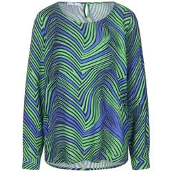 Le chemisier avec motif style pop’art Peter Hahn vert
