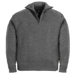 FHB® Seemanns Woll-Troyer HINNERK, grau 34145 , 1 Stück, Größe: 3XL