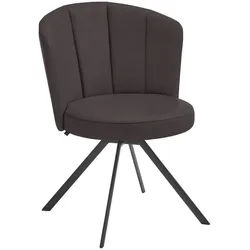 Venjakob Stuhl , Anthrazit, Mokka , Metall, Textil , eckig, Flachrohr , 62x83x64 cm , Goldenes M, Made in Germany, Dgm , Lederauswahl, Stoffauswahl, Typenauswahl , Esszimmer, Esszimmerserien