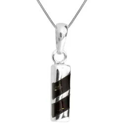 OSTSEE-SCHMUCK Kette mit Anhänger Ostsee-Schmuck Kette mit Anhänger Karoline (2-tlg) silberfarben 42 cm