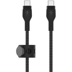Belkin BoostCharge Pro Flex USB-C auf USB-C Kabel (2m, Schwarz)